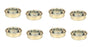 8 Pack Rotary 327 3/4" x 1-3/8" Flanged Ball Bearing Fits Toro 11-0513 25-1210 +