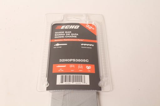 Genuine Echo 32H0PS3805C 32" .050" 3/8" 105 DL Chainsaw Guide Bar OEM