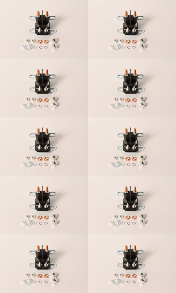 10 PK Oregon 33-431 4 Post Starter Solenoid 200 Amp 1/4" 5/16" Terminal End