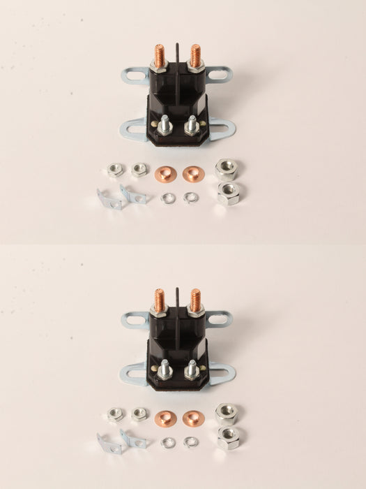 2 PK Oregon 33-431 4 Post Starter Solenoid 200 Amp 1/4" 5/16" Terminal End