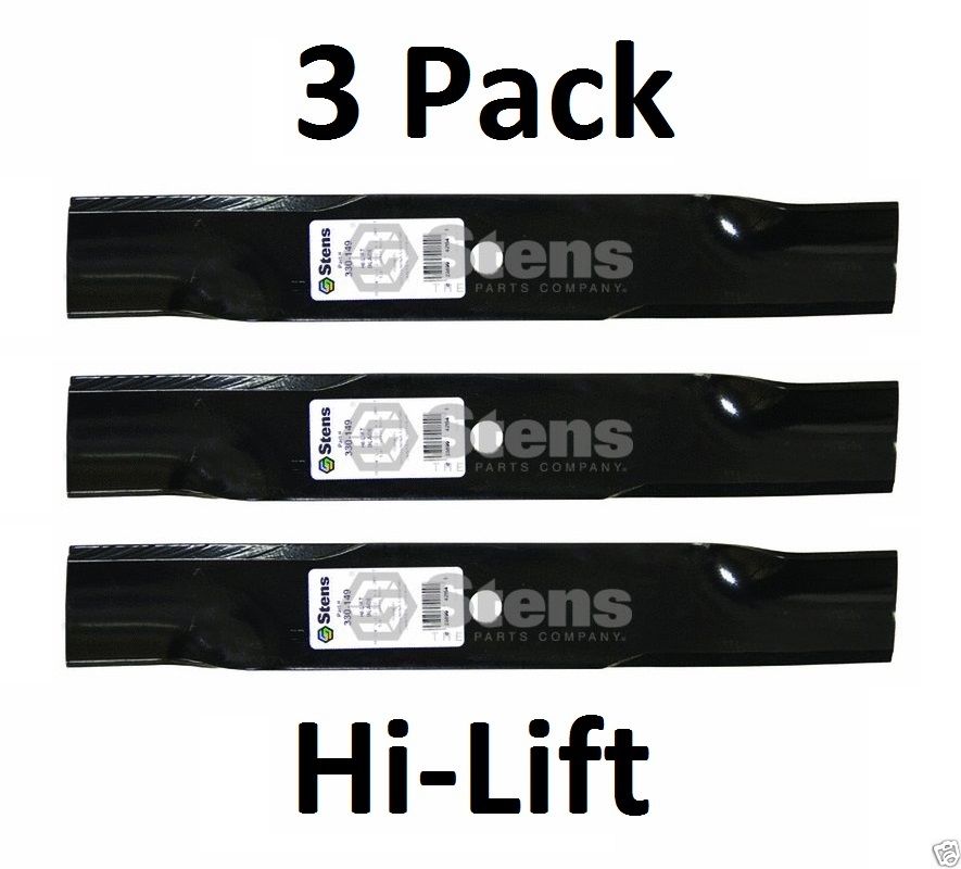 3 Pack Stens 330-149 Hi-Lift Blade for Ariens 00273000 04919100 04920600 4919100