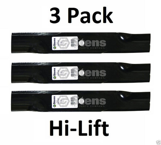 3 Pack Stens 330-149 Hi-Lift Blade for Toro 1-403149 103-2507