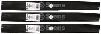 3 Pack Stens 330-282 Hi-Lift Blade Fits John Deere M112847