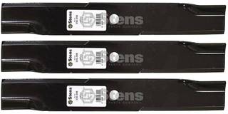 3 Pack Stens 330-308 Low-Lift Blade Fits John Deere M86209