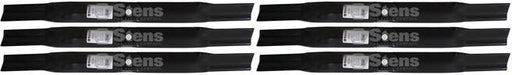 6 Pack Stens 330-325 Hi-Lift Blade Fits John Deere M89454