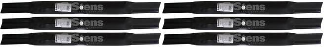 6 Pack Stens 330-325 Hi-Lift Blade Fits John Deere M89454