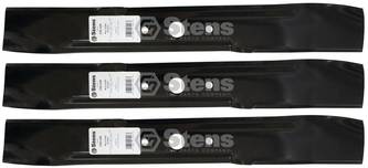 3 Pack Stens 330-429 Mulching Blade Fits John Deere M125413