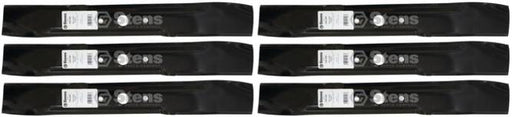 6 Pack Stens 330-429 Mulching Blade Fits John Deere M125413