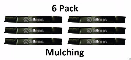 6 Pack Stens 330-587 Mulch Blade Fits John Deere M128485 M131958 M144196 M168223