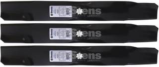 3 Pack Stens 330-611 Bagging Blade Fits John Deere M154062