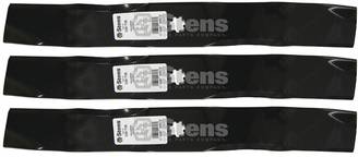 3 Pack Stens 330-736 Mulching Blade Fits John Deere AM141040