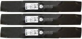 3 Pack Stens 330-742 Hi-Lift Blade Fits John Deere M152726