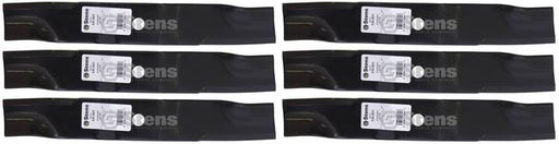 6 Pack Stens 330-821 Standard Blade Fits Kubota K5575-97530