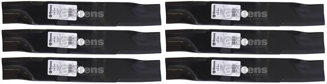 6 Pack Stens 330-821 Standard Blade Fits Kubota K5575-97530