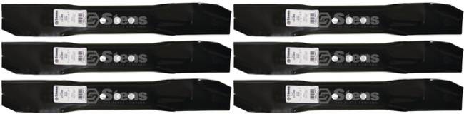 6 Pack Stens 330-845 Hi-Lift Blade Lawn-Boy 612543-03