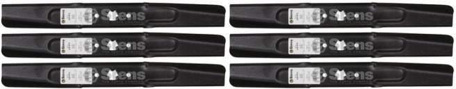 6 Pack Stens 330-872 Hi-Lift Blade Cub Cadet 942-04308