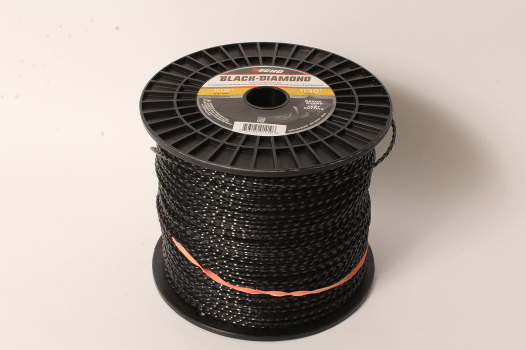 Echo 330105075 .105" Black Diamond Trimmer Line Spool 1,132' Square Twisted