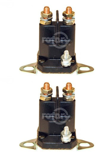 2 Pack Solenoid Fits Toro 11-1674 MTD 925-0771 Husqvarna 539101714 7075671YP