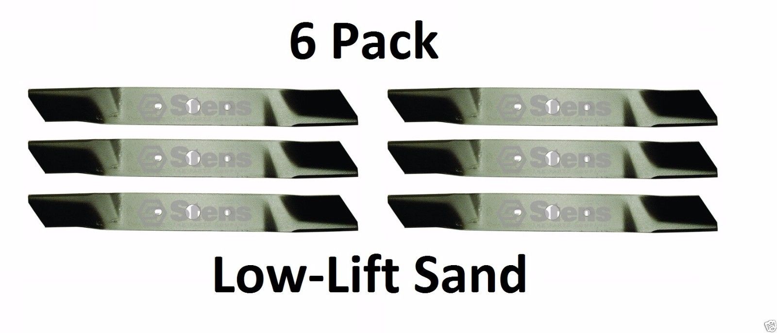 6 Pk Stens 335-008 Low-Lift Sand Blade Fits Murray 92003E701MA 92003E701 92003HT