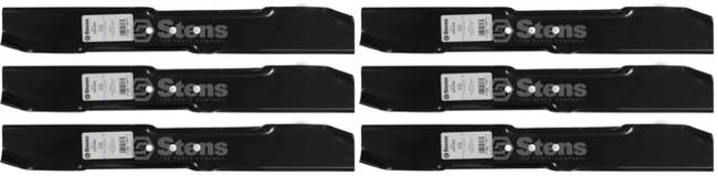 6 Pack Stens 335-042 Hi-Lift Blade Fits Snapper 7041939BZYP