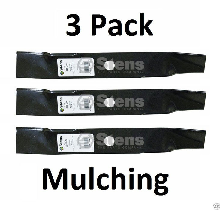 3 Pk Stens 335-050 Mulching Blades For Murray 056631E701MA 56631E701MA 56631E701