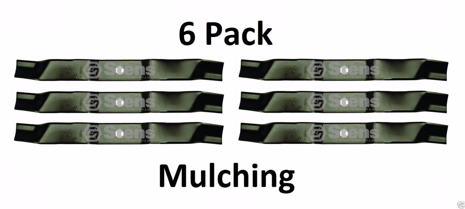 6 Pack Stens 335-054 Mulch Blade Fits Murray 95100E701MA 92545E701MA 2027 456252