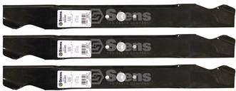 3 Pack Stens 335-083 Hi-Lift Blade MTD 942-0621