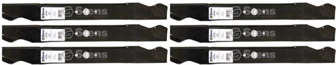 6 Pack Stens 335-083 Hi-Lift Blade MTD 942-0621