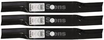 3 Pack Stens 335-182 Hi-Lift Blade Fits Murray 91742HT