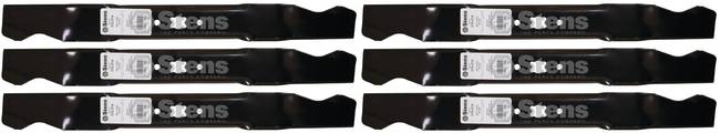 6 Pack Stens 335-214 Mulching Blade MTD 942-0741A