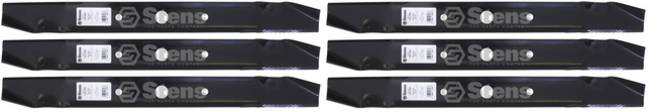 6 Pack Stens 335-289 Mulching Blade Fits Snapper 7016980BZYP