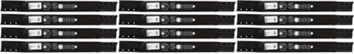 12 Pack Stens 335-315 Hi-Lift Blade Fits Snapper 7019515BZYP