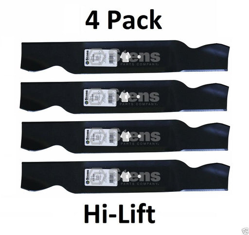 4 Pack Stens 335-586 Hi-Lift Blade for MTD 742-0610 742-0610A 942-0610 942-0610A