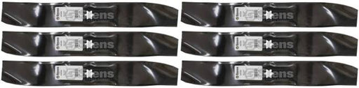 6 Pack Stens 335-624 Mulching Blade MTD 942-0610A