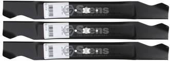 3 Pack Stens 335-665 Hi-Lift Blade MTD 942-0640