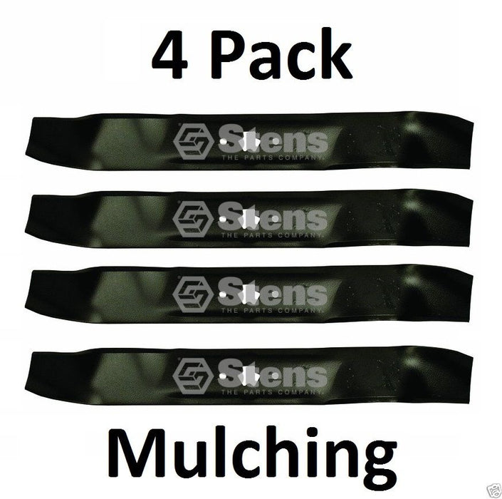 4 Pack Stens 335-707 Mulching Blade for Cub Cadet 942-04126 942-0616A 742-04126