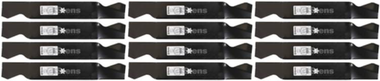 12 Pack Stens 335-711 Hi-Lift Blade MTD 942-0616A