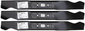 3 Pack Stens 335-715 Mulching Blade MTD 942-0740