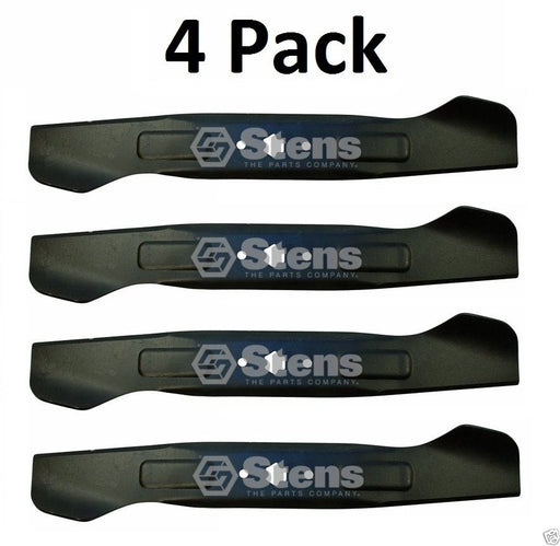 4 Pack Stens 335-757  Hi-Lift Blade for Cub Cadet 942-04290 942-04244A 742-04290