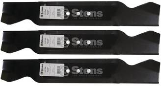 3 Pack Stens 335-790 Mulching Blade Fits MTD 942-0537