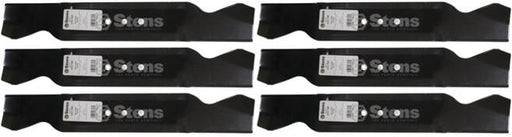 6 Pack Stens 335-790 Mulching Blade Fits MTD 942-0537