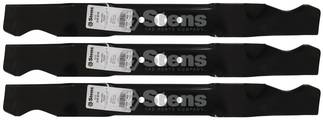 3 Pack Stens 335-814 Mulching Blade MTD 942-0721