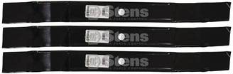 3 Pack Stens 335-819 Mulching Blade Murray 056217E701MA