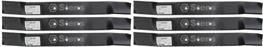 6 Pack Stens 335-822 Mulching Blade Murray 1101120E701MA