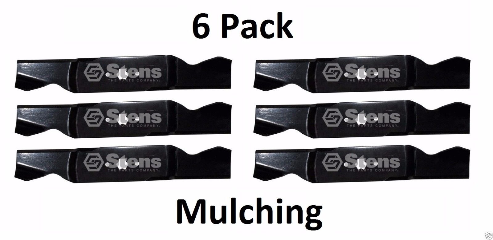 6 Pack Stens 335-855 Mulching Blade for Cub Cadet 742-0677 942-0677 942-0677B