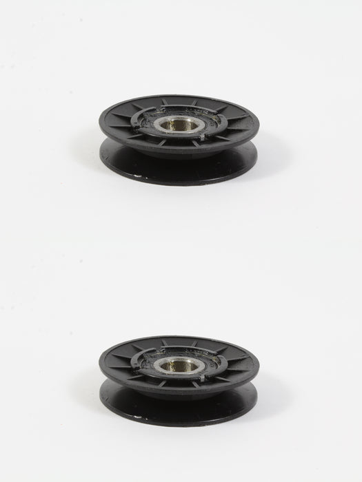 2 Pack Oregon 34-102 Plastic V Idler Pulley Fits John Deere GX20286 100 Series