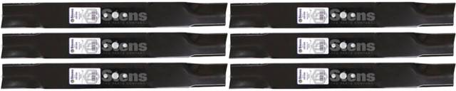 6 Pack Stens 340-008 Medium-Lift Blade Fits AYP 532406713