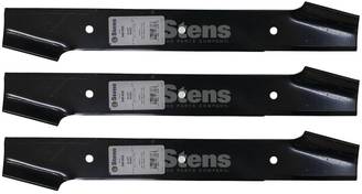 3 Pack Stens 340-022 Hi-Lift Blade Fits AYP 121263X