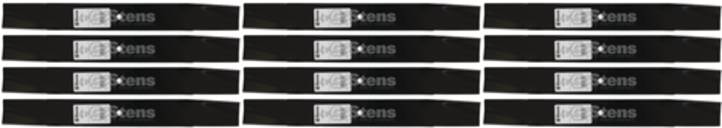 12 Pack Stens 340-042 Low-Lift Blade Fits AYP 532025036