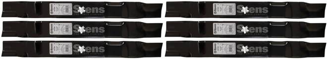 6 Pack Stens 340-066 Mulching Blade Fits AYP 532134149